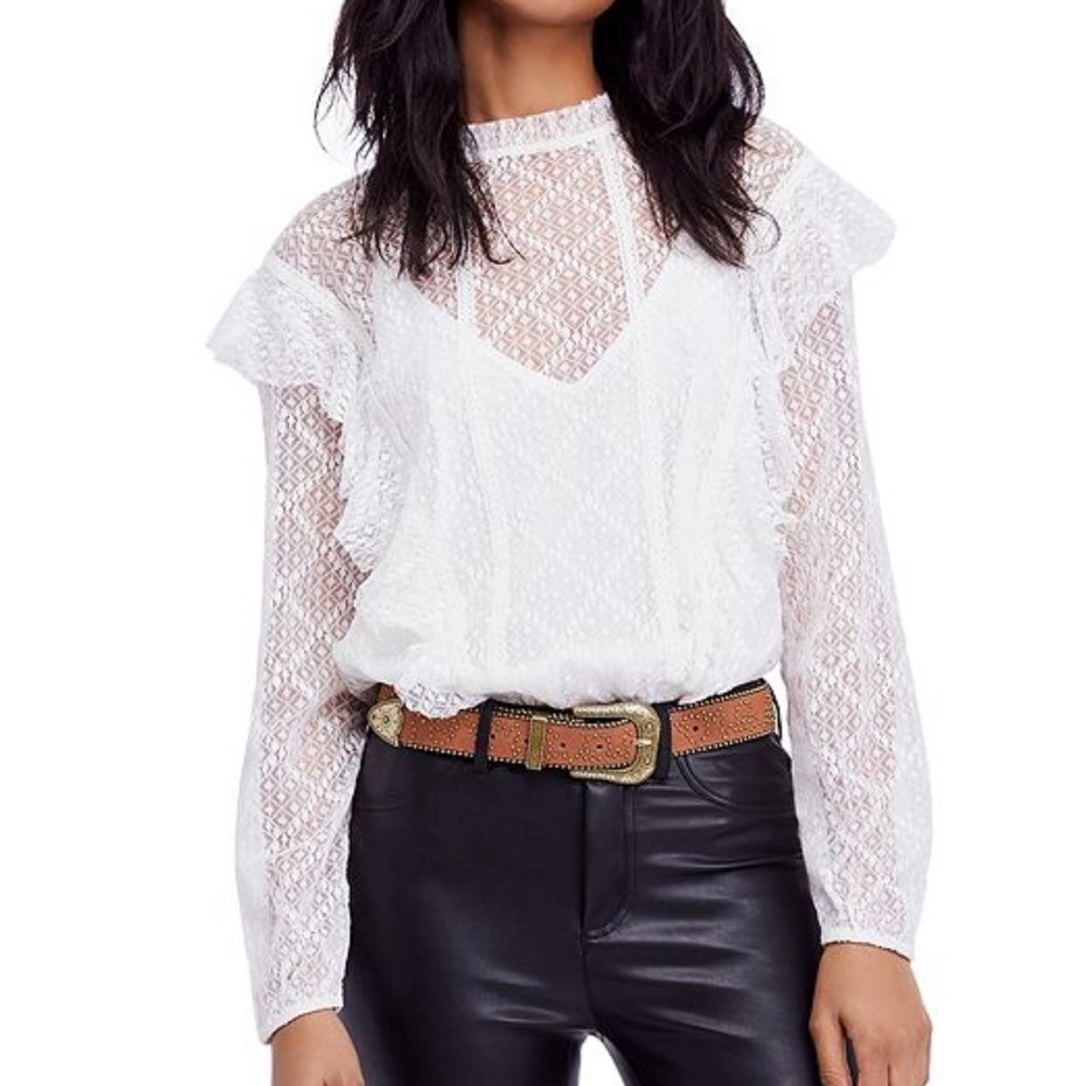 Free People Goldie Lace Bodysuit